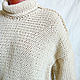 Вязаный свитер платье Cloud. Свитеры. Knit by Heart - Вязаная одежда 富. Ярмарка Мастеров.  Фото №5