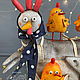 Order interior doll: Hen with Chicks. elvira shilenko. Livemaster. . Interior doll Фото №3