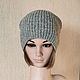 Вязаная шапочка из шерсти. Шапки. Марина (Knitted Comfort). Интернет-магазин Ярмарка Мастеров.  Фото №2