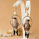 Bird earrings ' Coastal Swallows'. Miniature birds. Earrings. Coffeelena. Online shopping on My Livemaster.  Фото №2