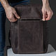 Мужской рюкзак из Crazy Horse для ноутбука 15,6" Holt Brown. Мужской рюкзак. J.Audmorr. Ярмарка Мастеров.  Фото №6