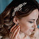 Bridal Hair Comb, Pearl Hair Comb, Bridal Hair Jewelry, Hair Decoration, Tomsk,  Фото №1