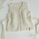 Жилет букле вязаный для девочки. Жилет. VA kids knitwear. Ярмарка Мастеров.  Фото №12