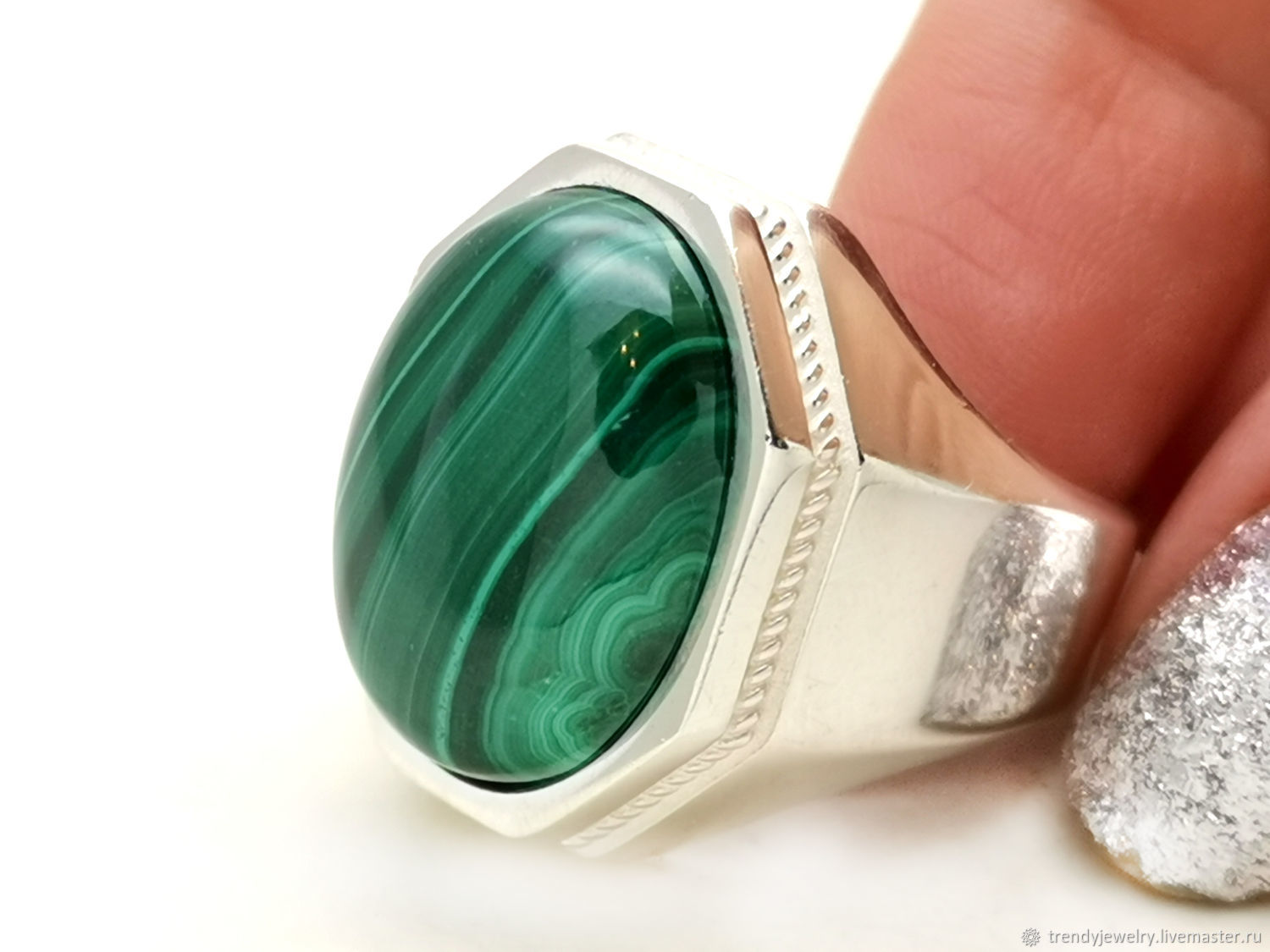Серебряные Кольца С Натуральными Камнями Интернет Магазин