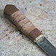Order Knife 'Claw-2' h12mf birch bark nut. Artesaos e Fortuna. Livemaster. . Knives Фото №3