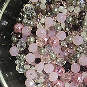 Материалы для творчества handmade. Livemaster - original item Beads mix 8 Pink Opal 10g. Handmade.