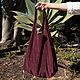 Bolsa de cuero de gamuza bolsa de mensajero bolsa de paquete medio Shopper camiseta Baul. String bag. BagsByKaterinaKlestova (kklestova). Ярмарка Мастеров.  Фото №4