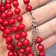 Natural Red Coral Long Beads. Beads2. naturalkavni. Online shopping on My Livemaster.  Фото №2