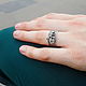 Secret ring, 925 silver. Rings. Amorem. My Livemaster. Фото №5