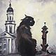 «Местная достопримечательность», картина, холст/масло, Картины, Санкт-Петербург,  Фото №1