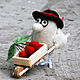 Игрушки " Маленькие, но гордые птички". Птичка-садовод, Stuffed Toys, St. Petersburg,  Фото №1