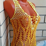 Одежда handmade. Livemaster - original item Fishnet sundress 