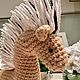 Лошадка вязаная пони фьорд, Мягкие игрушки, Москва,  Фото №1