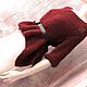 Isheri, вишневый пуловер с баской, Пуловеры, Москва,  Фото №1