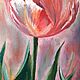Painting Tulips, oil on canvas, 30 x 40. Pictures. Valeria. Online shopping on My Livemaster.  Фото №2