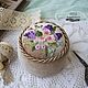 Аксессуары: Игольница бархатная. Элементы интерьера. lena_marficheva. Ярмарка Мастеров.  Фото №4