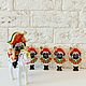 Nutcrackers on the Christmas tree with the faces of the songs. Toys. alinadecor (alinadecor). My Livemaster. Фото №5
