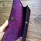 Заказать Клатч /сумочка из кожи / клатч кожаный/ clutch leather bag, Clutch. Мастерская Torby. Ярмарка Мастеров. . Клатчи Фото №3