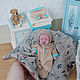 Силиконовая кукла, пупсик 8 см "Teddy". Куклы Reborn. Алла Асеева dolls_minireborn. Ярмарка Мастеров.  Фото №6