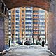 On the district. Arch. Oil on canvas, Pictures, Moscow,  Фото №1