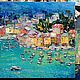 Oil painting 'Portofino', impasto, 50-40 cm. Pictures. Zhanne Shepetova. Online shopping on My Livemaster.  Фото №2
