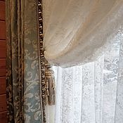 Для дома и интерьера handmade. Livemaster - original item Curtains in the country house 
