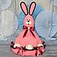 Пасхальный Заяц с карманами для яиц "Розовый", Easter souvenirs, Moscow,  Фото №1