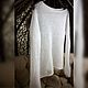 Свитер паутинка из мохера. Свитеры. Knitwork_room (Вязаные вещи в наличии и под заказ). Ярмарка Мастеров.  Фото №5