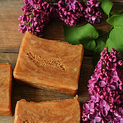 Натуральное шелковое мыло с цветочно-цитрусовым ароматом "Розовое"