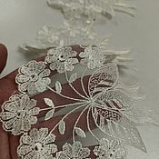 Материалы для творчества handmade. Livemaster - original item Lace: Milk lace bouquets. Handmade.