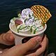 Заказать Муляж Мороженое-ролл (тайское мороженое) сливочное. Муляжи блюд, пирожных, десертов. Ярмарка Мастеров. . Муляжи блюд Фото №3