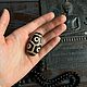 Отпущена!Коллекционная бусина дзи 6 глаз черепаха . Бусина Дзи. ARTEFACTUM integral vision. Интернет-магазин Ярмарка Мастеров.  Фото №2