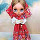 Заказать Кукла Блайз кастомная (Tbl) Народная красавица. My_Wonderful_Blythe. Ярмарка Мастеров. . Шарнирная кукла Фото №3