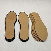 Материалы для творчества handmade. Livemaster - original item Leather Shoe insoles. Handmade.
