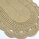 Order  crocheted oval rug made of cord. knitted handmade rugs (kovrik-makrame). Livemaster. . Carpets Фото №3