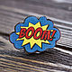 Wooden icon Comics BOOM, Badge, Moscow,  Фото №1