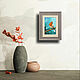 Miniature oil painting 'Stray Guest' bird portrait. Pictures. yuliabogun. Online shopping on My Livemaster.  Фото №2