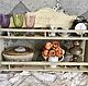 Кухонная полочка "Ваниль и розы". Полки. Оксана Маколдина. Ярмарка Мастеров.  Фото №4