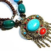 Винтаж handmade. Livemaster - original item Vintage Boho style necklaces.. Handmade.