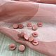 Заказать Батист в коралловых оттенках с крупным цветочным принтом, Италия. Ткани ОТ- КУТЮР. Ярмарка Мастеров. . Ткани Фото №3