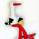 Order Stork Large (50 cm) Knitted toy. GALAtoys. Livemaster. . Stuffed Toys Фото №3