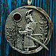 Samurai of the Rising Sun Pendant, Ninja Silver Pendant, Pendants, Moscow,  Фото №1
