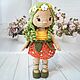 Doll for girls : Forest fairy. Amigurumi dolls and toys. JuliaCrochetToys. My Livemaster. Фото №5