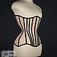 Прозрачный бельевой корсет с контрастными рельефами. Корсеты. Shi Corset (Анна). Интернет-магазин Ярмарка Мастеров.  Фото №2