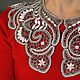 Collar Summer Yelets lace. Collars. Russian embroidery and lace. My Livemaster. Фото №4