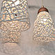 Champagne foam - lamp with three shades. Lampshades. Elena Zaychenko - Lenzay Ceramics. My Livemaster. Фото №6