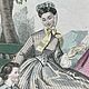 Винтаж: Антикварная гравюра на модную тему, 1863 год. Картины винтажные. BERËZA ANTIQUES. Интернет-магазин Ярмарка Мастеров.  Фото №2