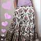 Long skirt with pockets 'Vanilla', Skirts, Tomsk,  Фото №1