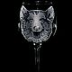 Corgi. Engraved glass, Wine Glasses, Nizhny Novgorod,  Фото №1