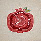 Часы настенные "Королевский плод". Часы классические. Студия Дивная керамика. Интернет-магазин Ярмарка Мастеров.  Фото №2